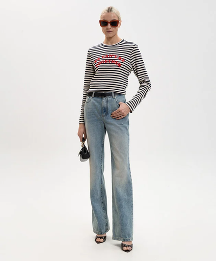 Striped Crew Neck Sweater