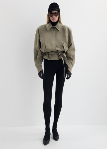 Belted Raglan Jacket 