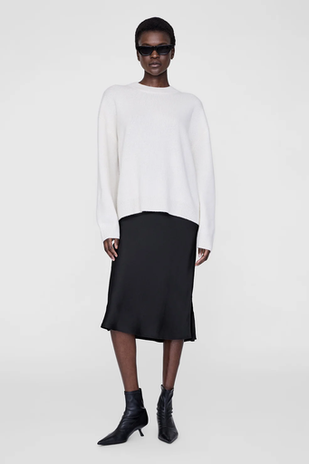 Bar Silk Skirt - Black