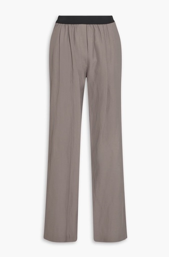 [102155] Takaroa Wide-Leg Twill Pants