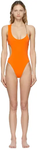 [100188] Chain One-Piece Swimsuit