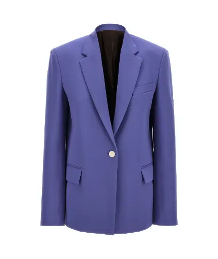 [101978] Single-Breasted Virgin Wool Blazer
