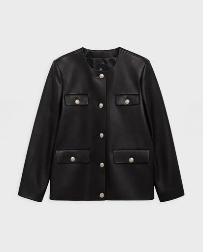 [101434] Lydia Leather Jacket