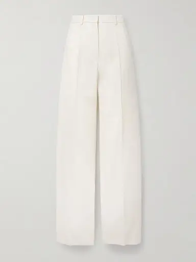 [101161] Jacquard Wide-Leg Pants