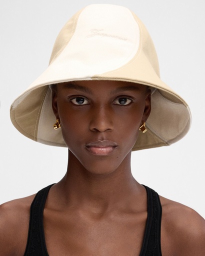 [101263] Le Bob Gelato Bucket-Hat Beige/Off-White