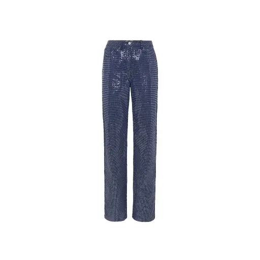 [101689] Pantalone Tasche Navy Blue Temina