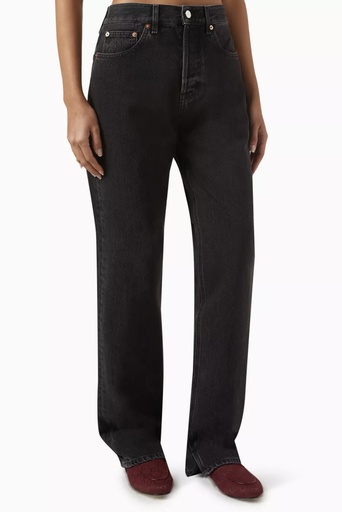 [100350] 90S Jeans Black