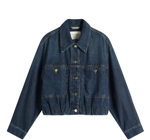 [101002] Folded Hem Jacket