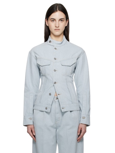 [101919] Sculptural Denim Jacket