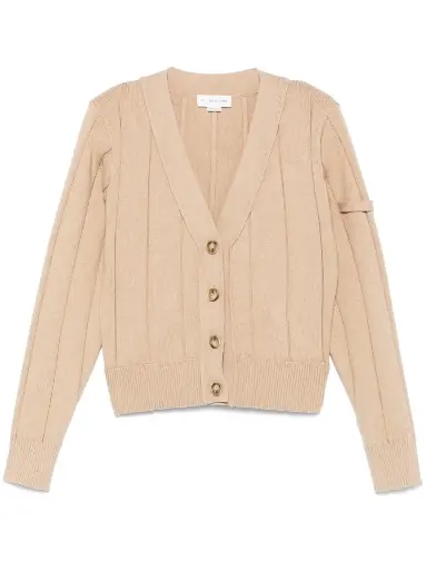 [101826] Rib Detail Cardigan